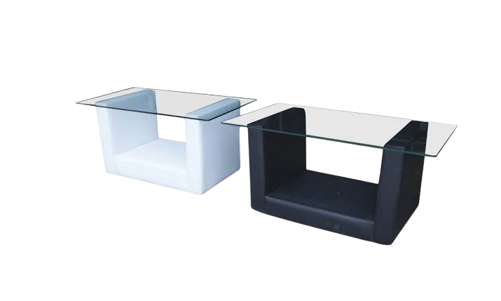 MEJA SOFA KACA  P80 x L50 x T40