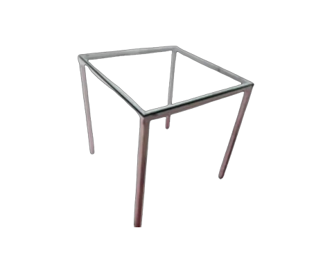 MEJA KOTAK KACA P50 x L50 x T40