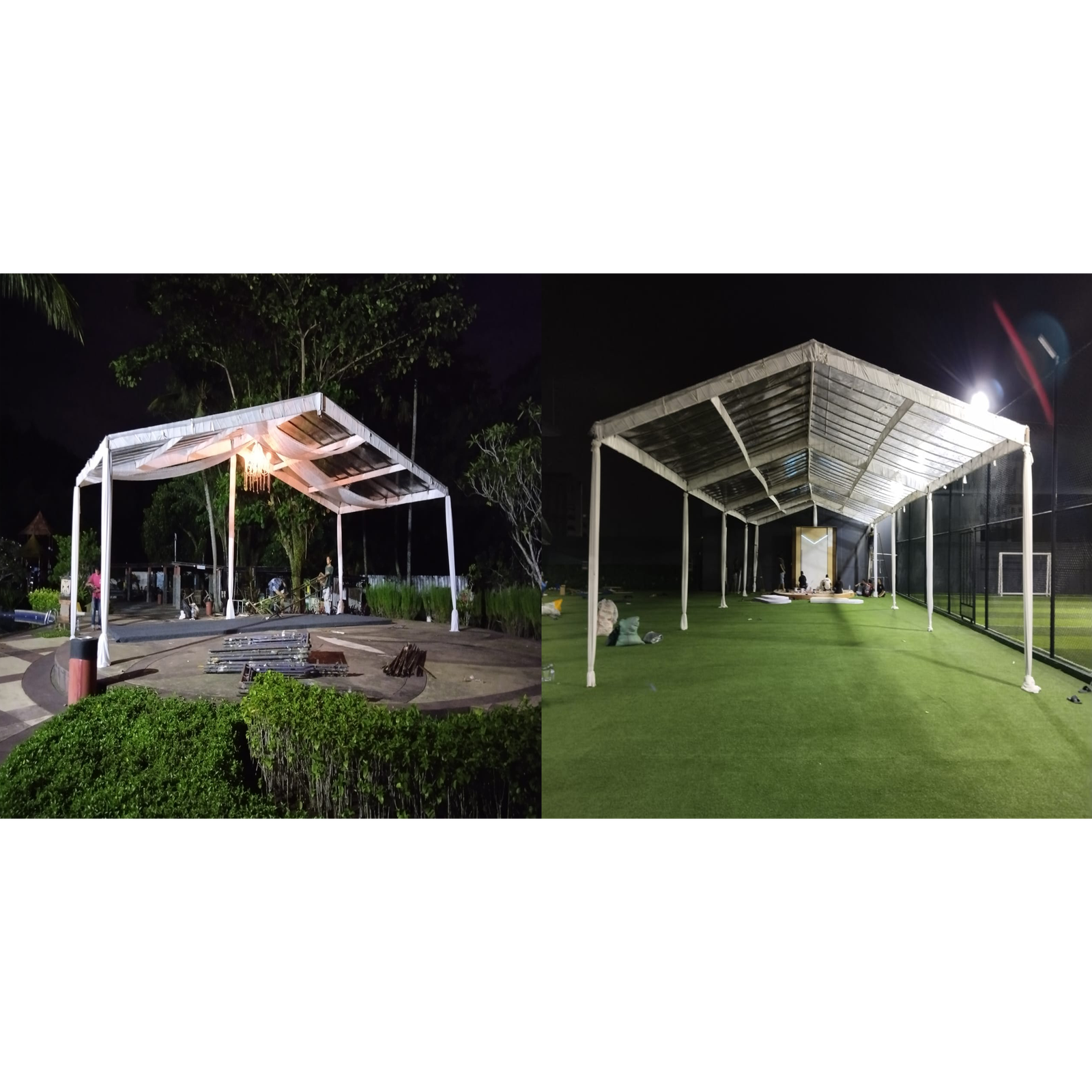 TENDA SEMI RODER TRANSPARANT